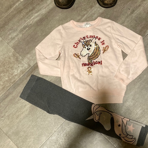 Two piece unicorn outfit, size 5 - Picture 1 of 6